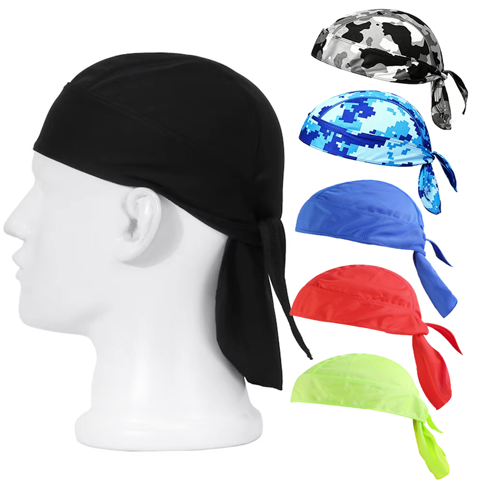 Headband Summer Knit - 自転車ヘッドバンド 吸汗キャップ サイクリングヘッドスカーフ 速乾性日焼け防止帽子 ヘッドスカーフ アウトドアサイクリングスポーツ用