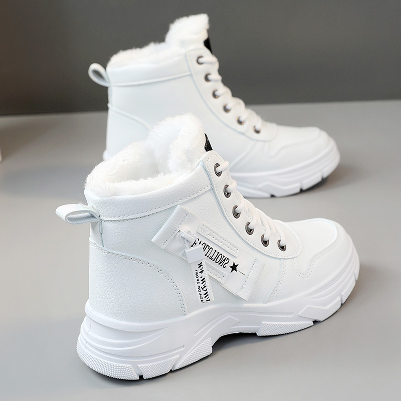 Wedge Espadrille Women - レディースデザイナースニーカー カジュアルハイカットシューズ 女性用 2024年冬用 裏起毛 暖かいシューズ