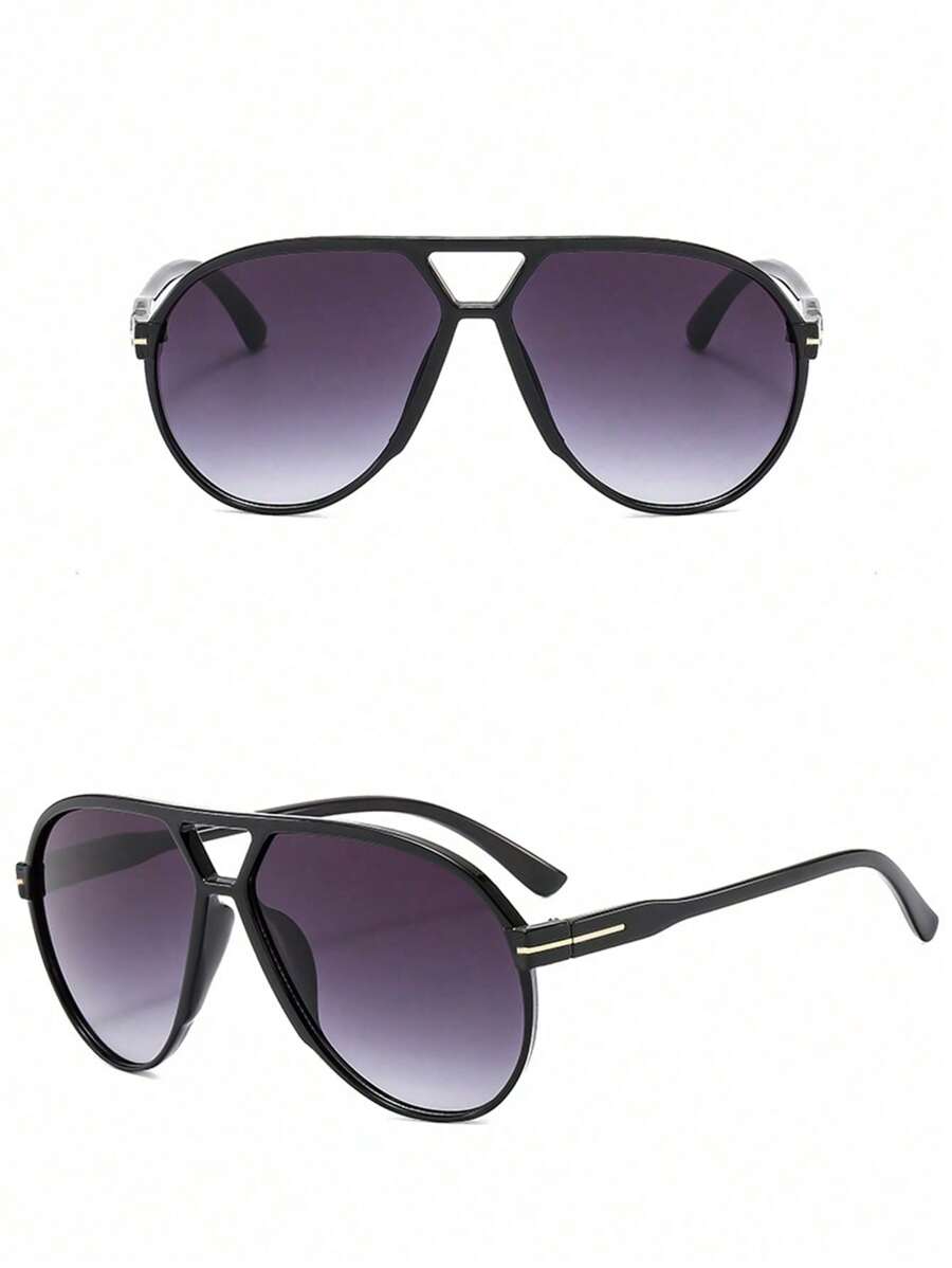 Sunglasses Cat Eye - 1個入り特大ダブルブリッジフルフレームファッションメガネ、ストリートスタイル向けレトロキャットアイメガネ