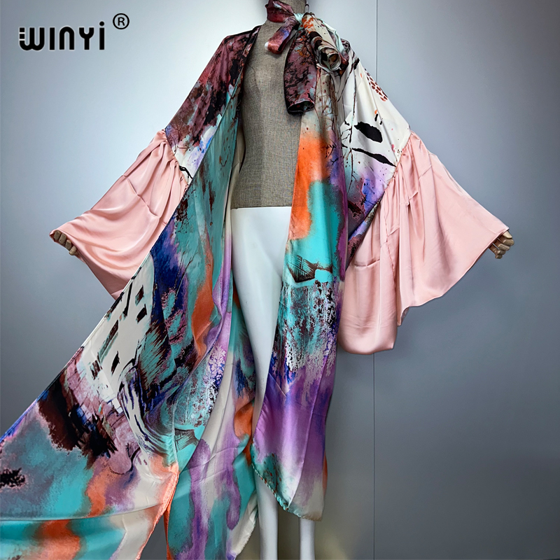 WINYI サマーキモノ パーティー ドレス ビーチウェア  - Cover Up Kaftan のレビューと価格