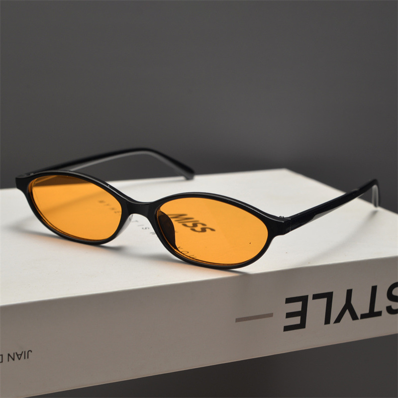 新しいレトロオーバルキャットアイサングラス女性用 Y2k ト - Sunglasses Cat Eye のレビューと価格