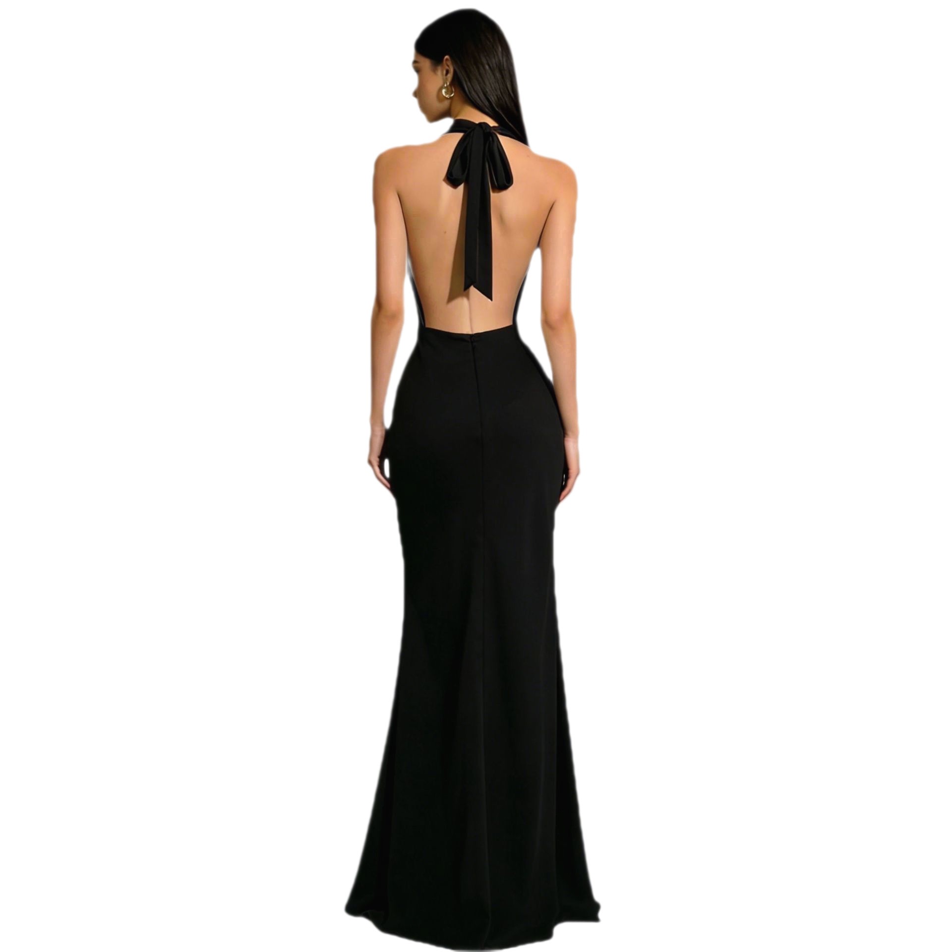 エレガントなパーティードレス 2026 ウェディングゲストド - Maxi Dress Halter のレビューと価格