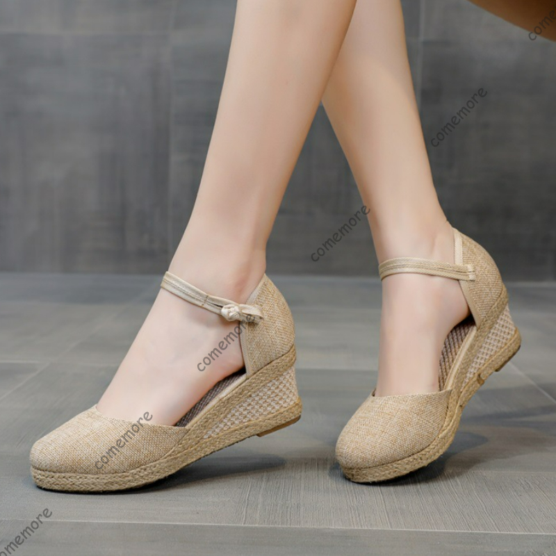 Comemore サンダルハイヒール夏の靴 2025 新しい - Wedge Espadrille Women のレビューと価格