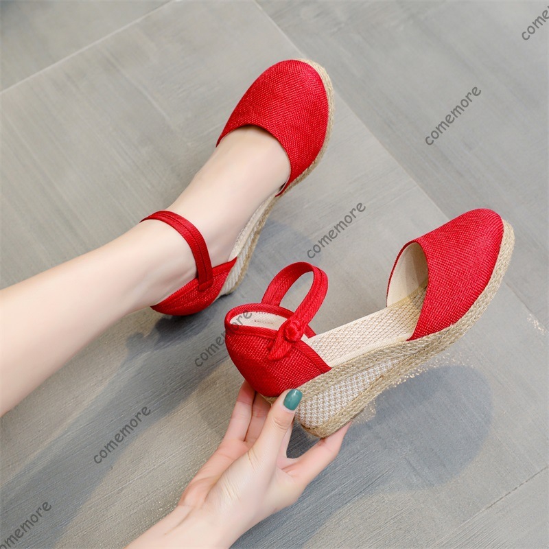 Comemore サンダルハイヒール夏の靴 2025 新しい - Wedge Espadrille Women のレビューと価格