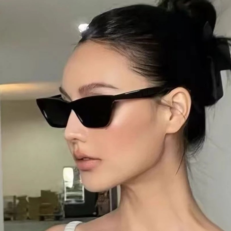 高級キャットアイブラックサングラス女性男性ブランドファッショ - Sunglasses Cat Eye のレビューと価格