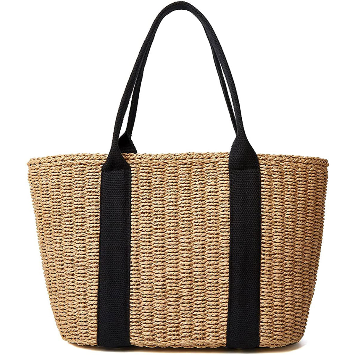 トレンディな女性のための籐のハンドバッグ,高級デザイナーのハ - Crochet Bag Raffia のレビューと価格