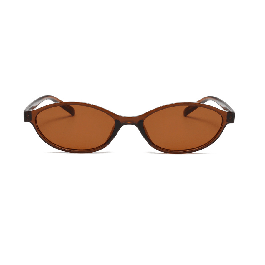 ファッションオーバルシンプルな文学サングラス女性レトロ小さな - Sunglasses Cat Eye のレビューと価格