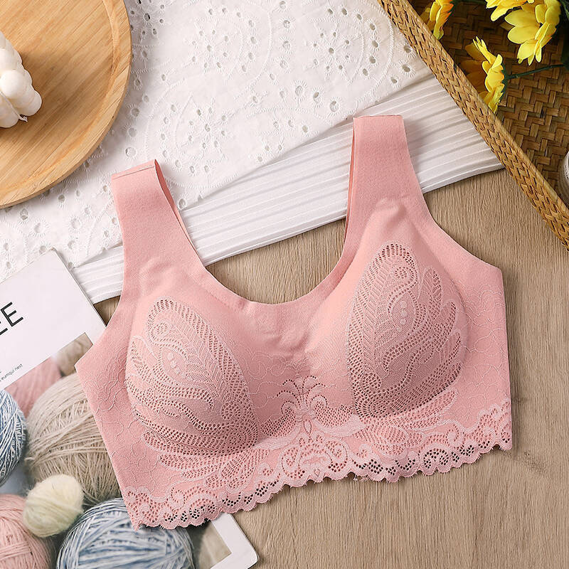 女性のための通気性のあるラテックスブラ,シームレスな下着,パ - Bralette Triangle Set のレビューと価格