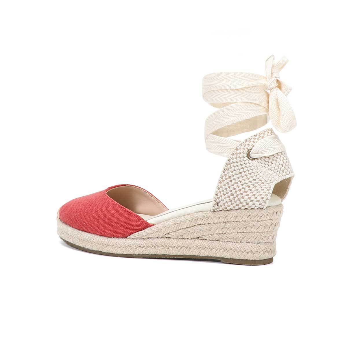 レディース ウェッジ エスパドリーユ レースアップ サンダル - Wedge Espadrille Women のレビューと価格