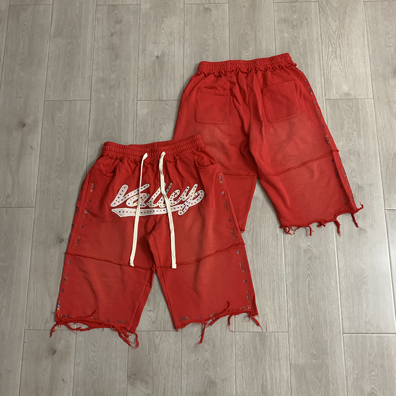 VALLEY メンズ ブラック ニーカジュアルショーツ ライ - Shorts Denim Frayed のレビューと価格