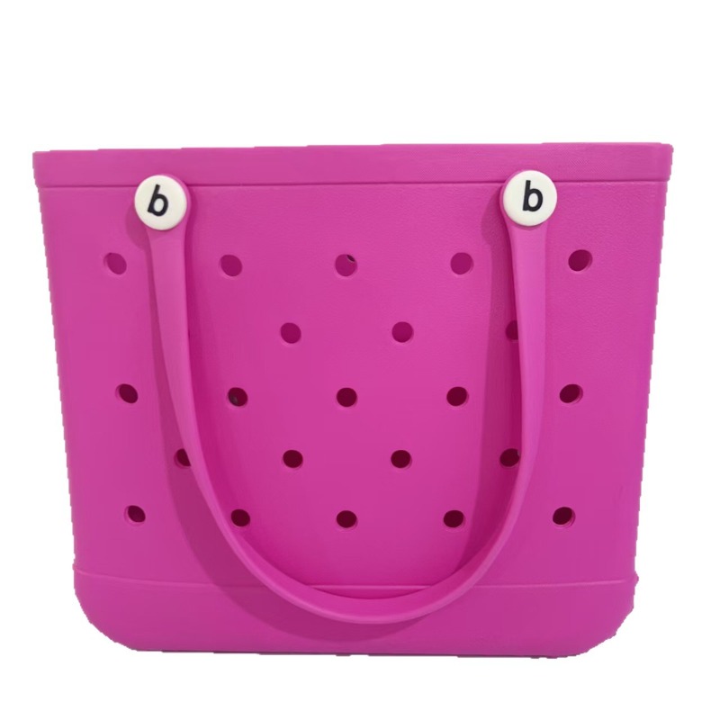 大型EVAビーチトートバッグ、穴あき屋外収納バスケット、女性 - Tote Bag Beach のレビューと価格