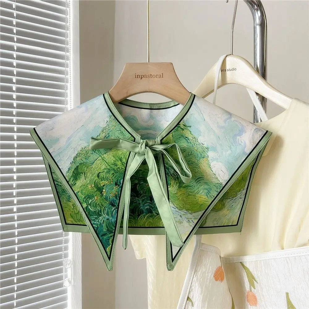 ファッション取り外し可能なシャツ偽襟花柄ハーフシャツネックレ - Blouse Off Shoulder のレビューと価格