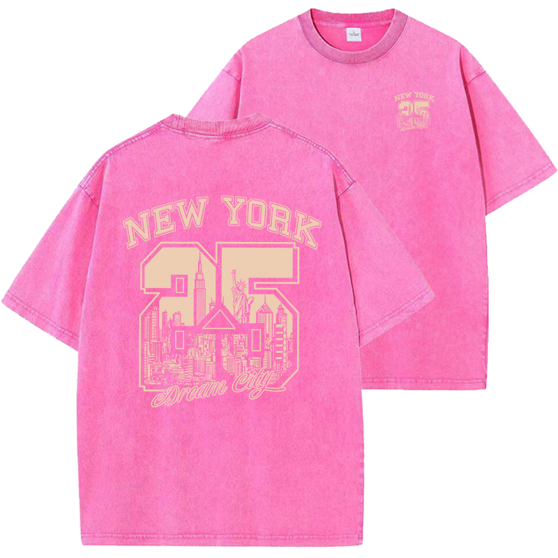 ニューヨーク市面白いプリント女性 Tシャツ夏のヴィンテージウ - Blouse Off Shoulder のレビューと価格