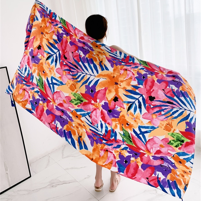 女性用コットンとリネンのビーチドレス,ビキニの上に着るサロン - Linen Dress Wrap のレビューと価格