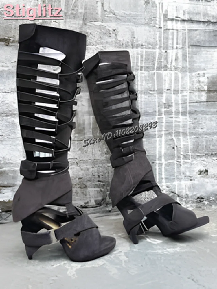 レトロクロスストラップローマサンダル、ソリッドフロストラウン - Sandal Strappy Heeled のレビューと価格