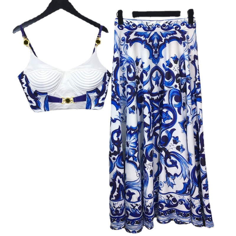 女性用ツーピースセット,タンクトップ,スパゲッティストラップ - Romper Floral Print のレビューと価格