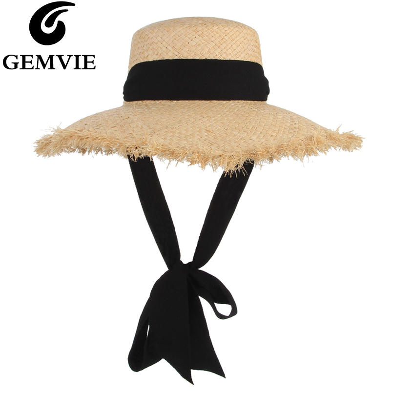 GEMVIE 手作り織りラフィアわら帽子女性つば広フロッピー - Hat Floppy Wide のレビューと価格