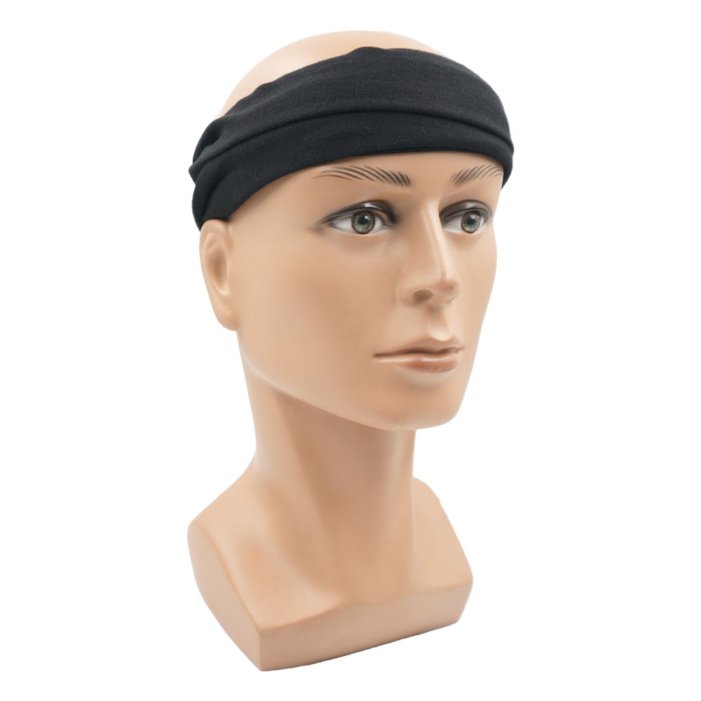 シームレスな無地バンダナ男性女性黒赤グレーヘッドバンドスカー - Headband Summer Knit のレビューと価格