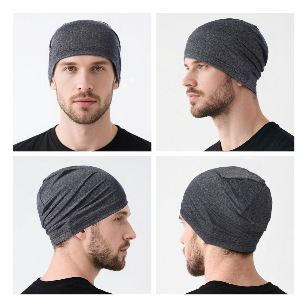 通気性バンダナ夏速乾性ビーニー帽子ソフト帽子日焼け防止キャッ - Headband Summer Knit のレビューと価格