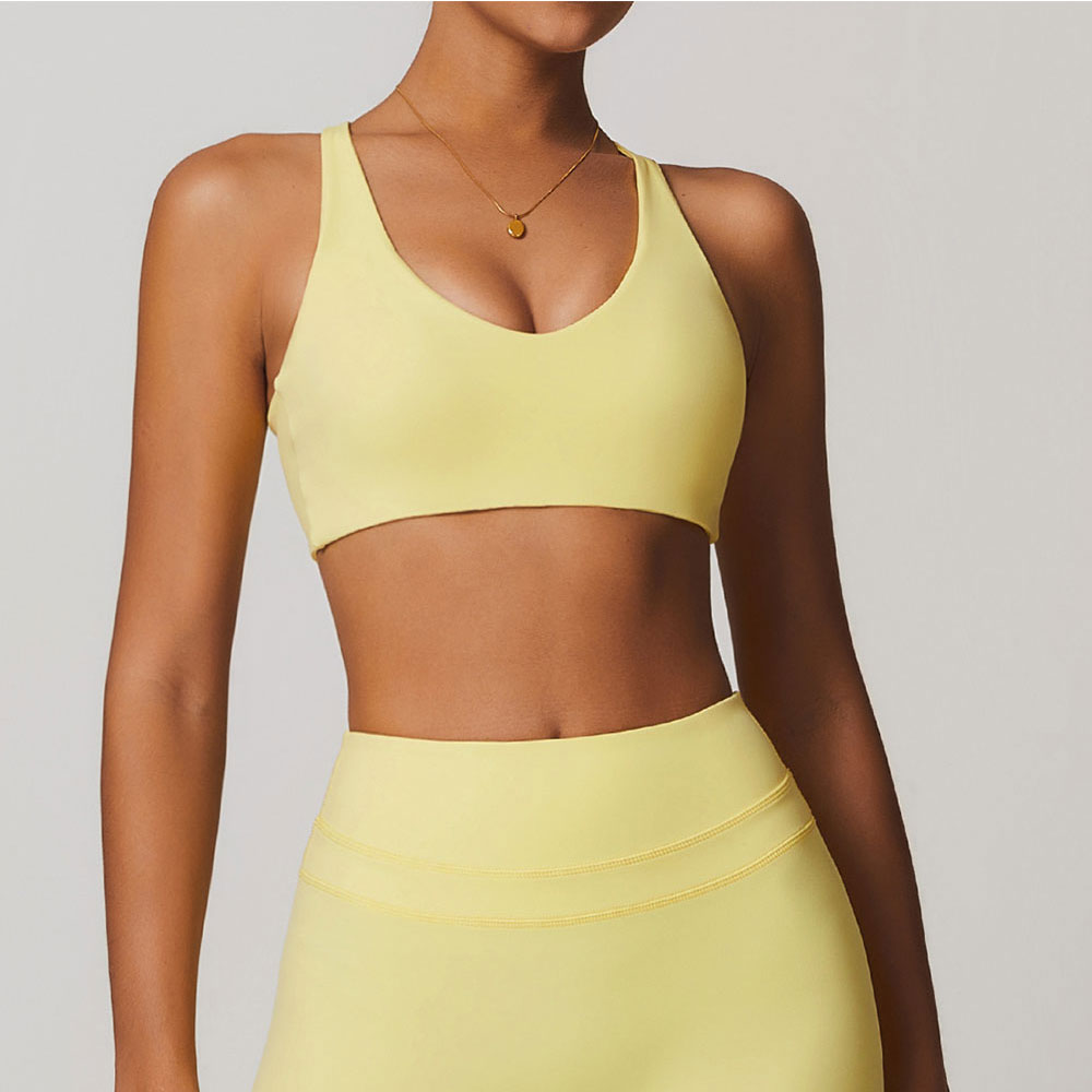 Juren-女性用スポーツブラ,フィットネスブラ,ホルター下 - Bralette Triangle Set のレビューと価格