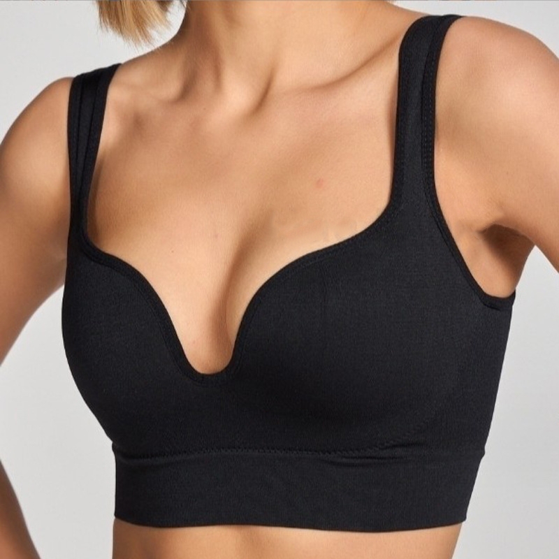 3D スポーツベスト通気性なしスチールリング 3D カップブ - Bralette Triangle Set のレビューと価格