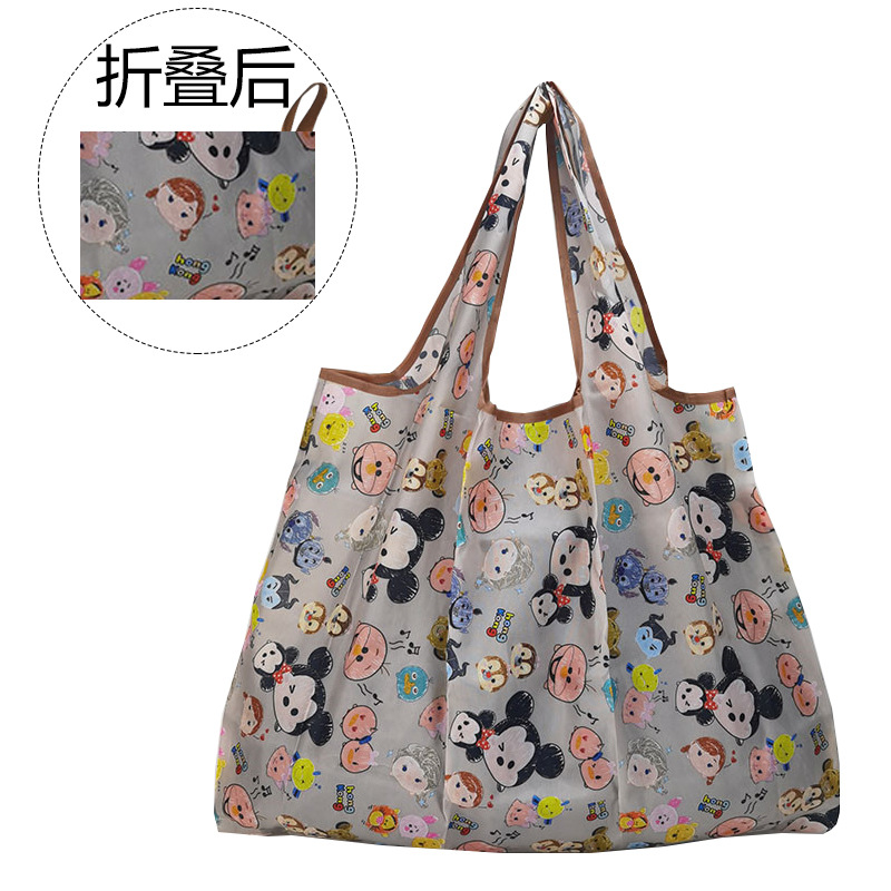 大型ファッション漫画韓国折りたたみ式エコショッピングバッグ防 - Tote Bag Beach のレビューと価格