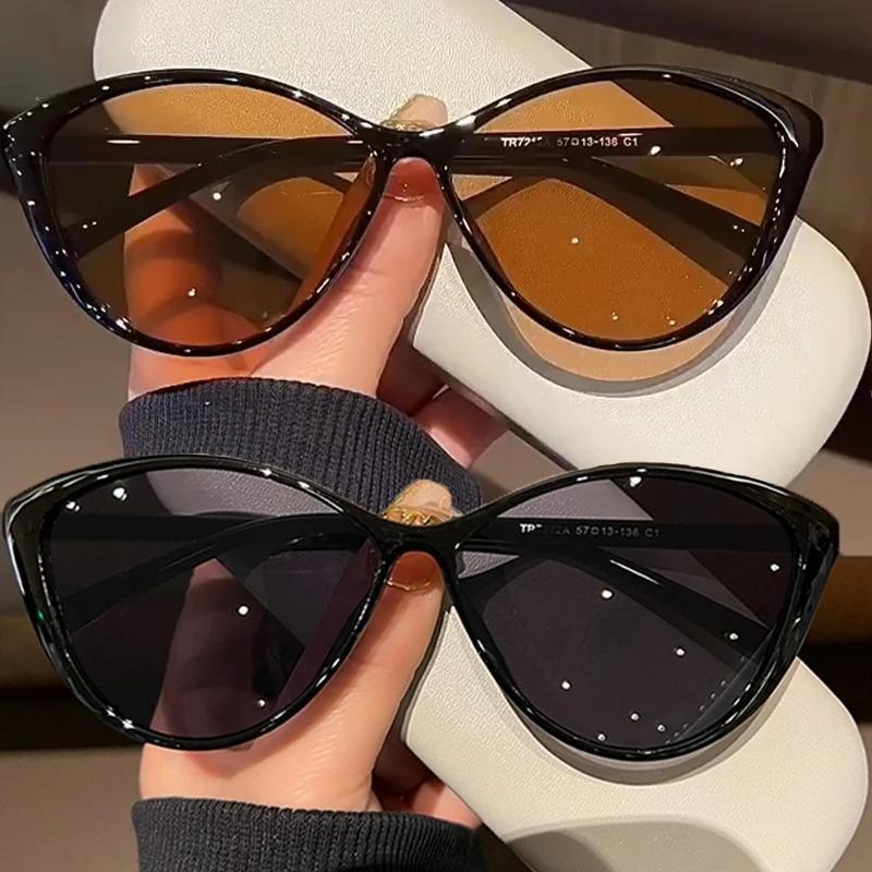 1Pc レトロフレームキャットアイサングラス女性トレンディヴ - Sunglasses Cat Eye のレビューと価格